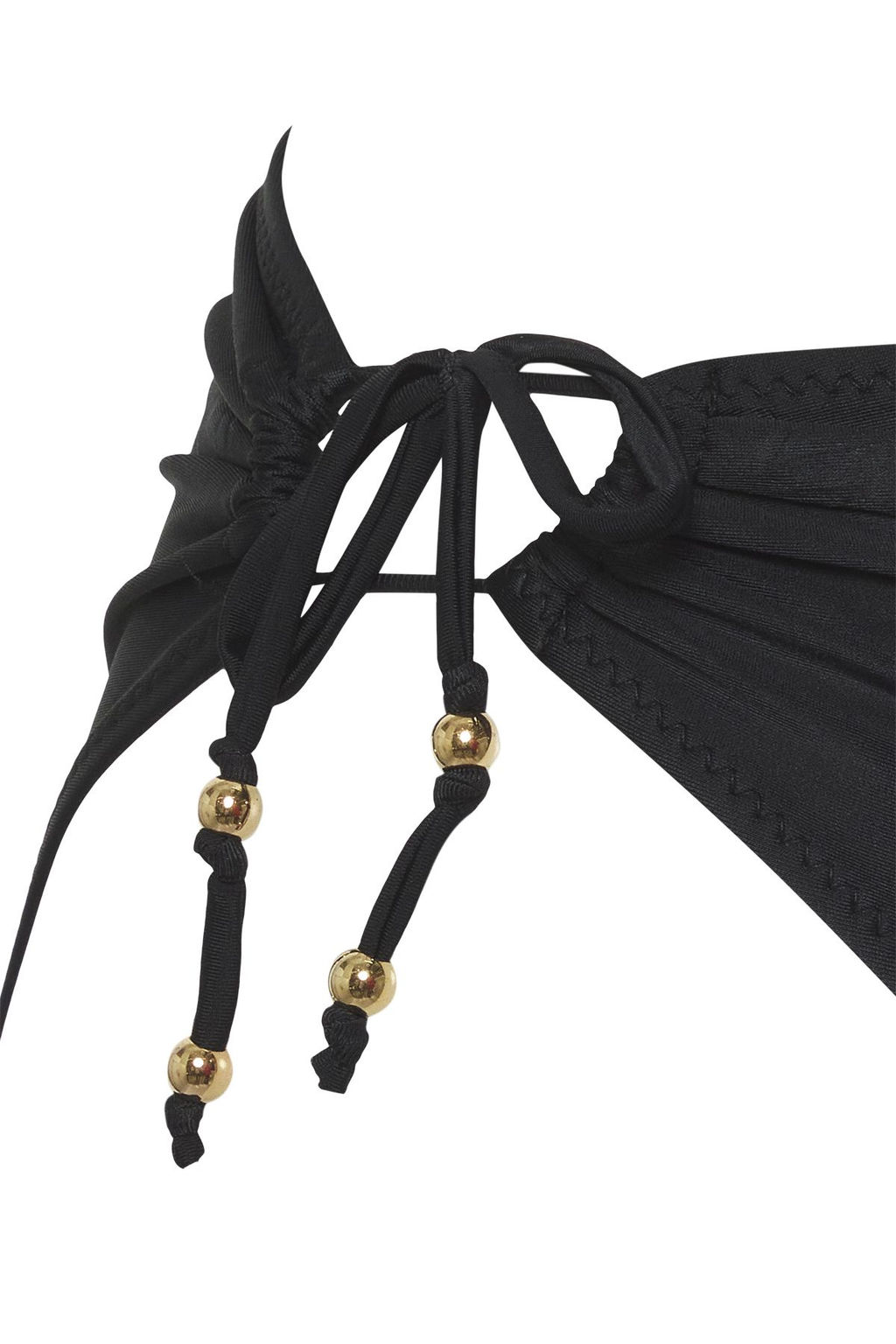 TRENDYOLMILLA Siyah Yuksek Bel Baglamal Brazilian Bikini Alt? TBESS25BA00031  фото 6