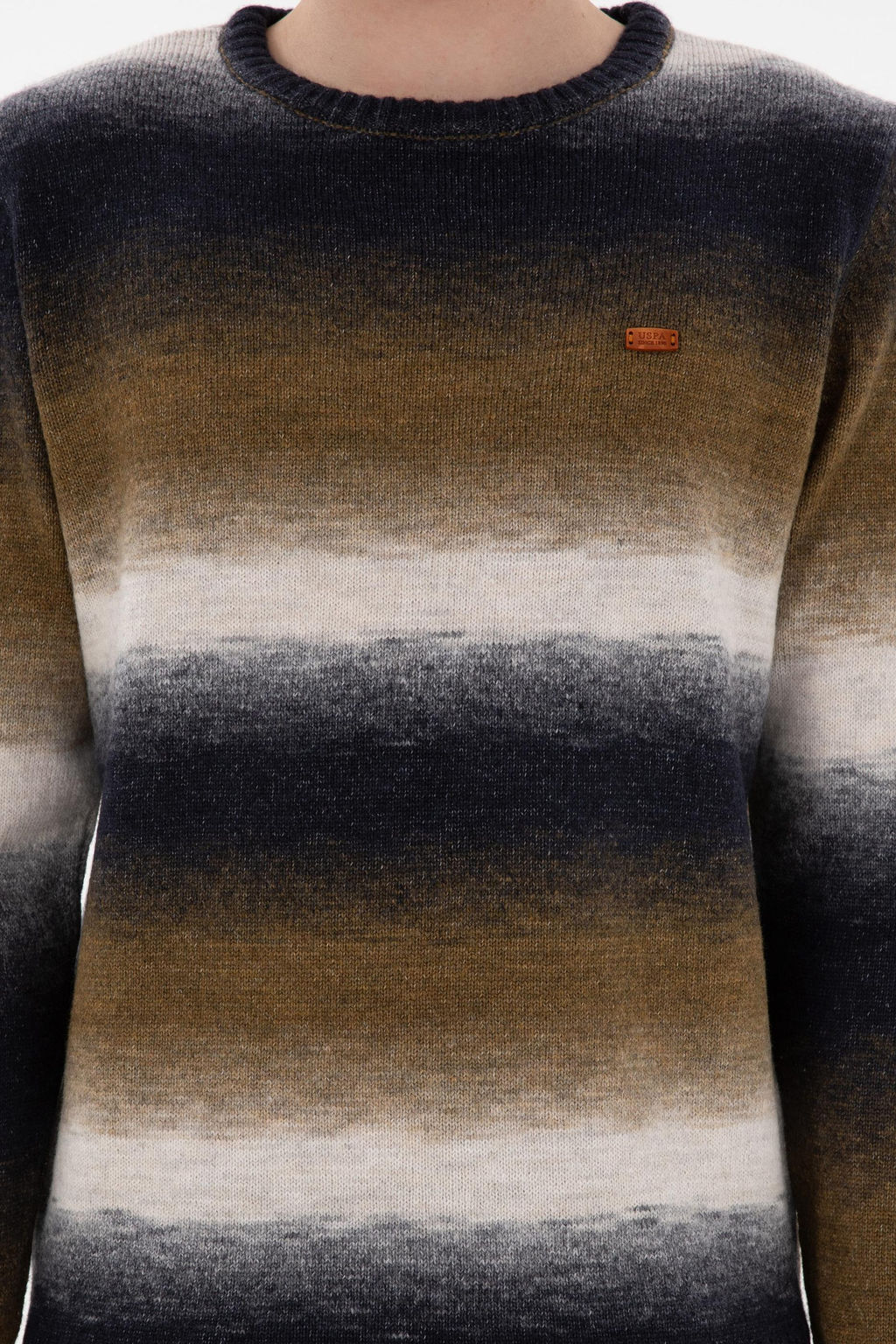 Erkek Slim Fit Bisiklet Yaka Ta_ Kazak - U.s. polo assn фото 6