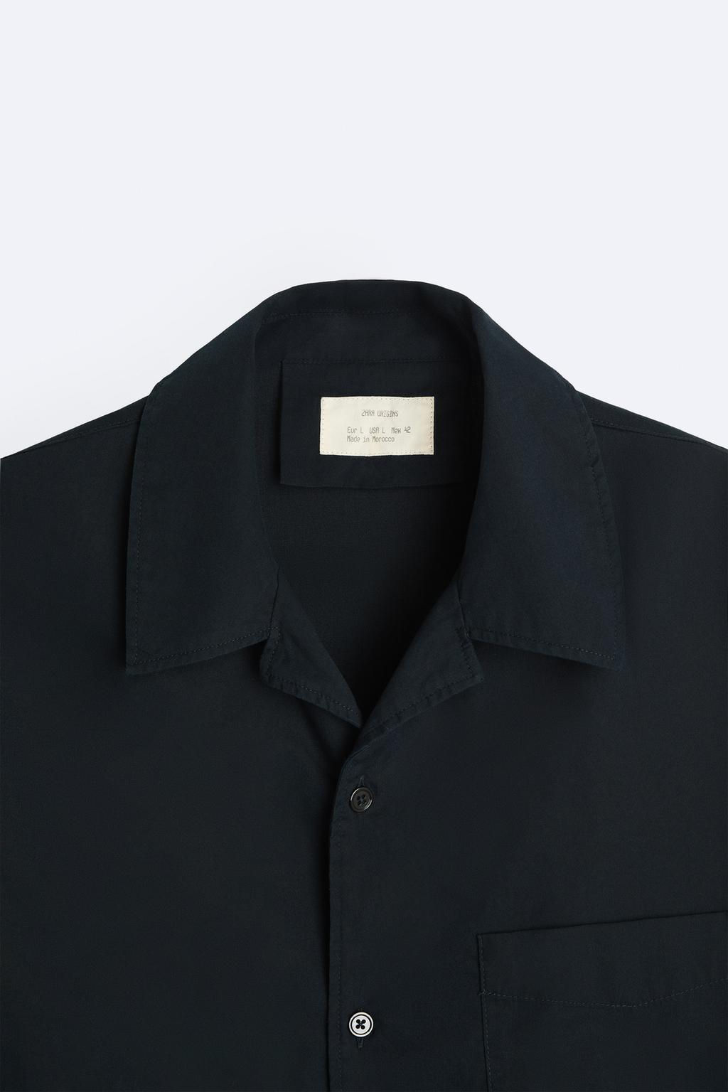 SOLUK EFEKTLI POPLIN GOMLEK - Zara фото 8