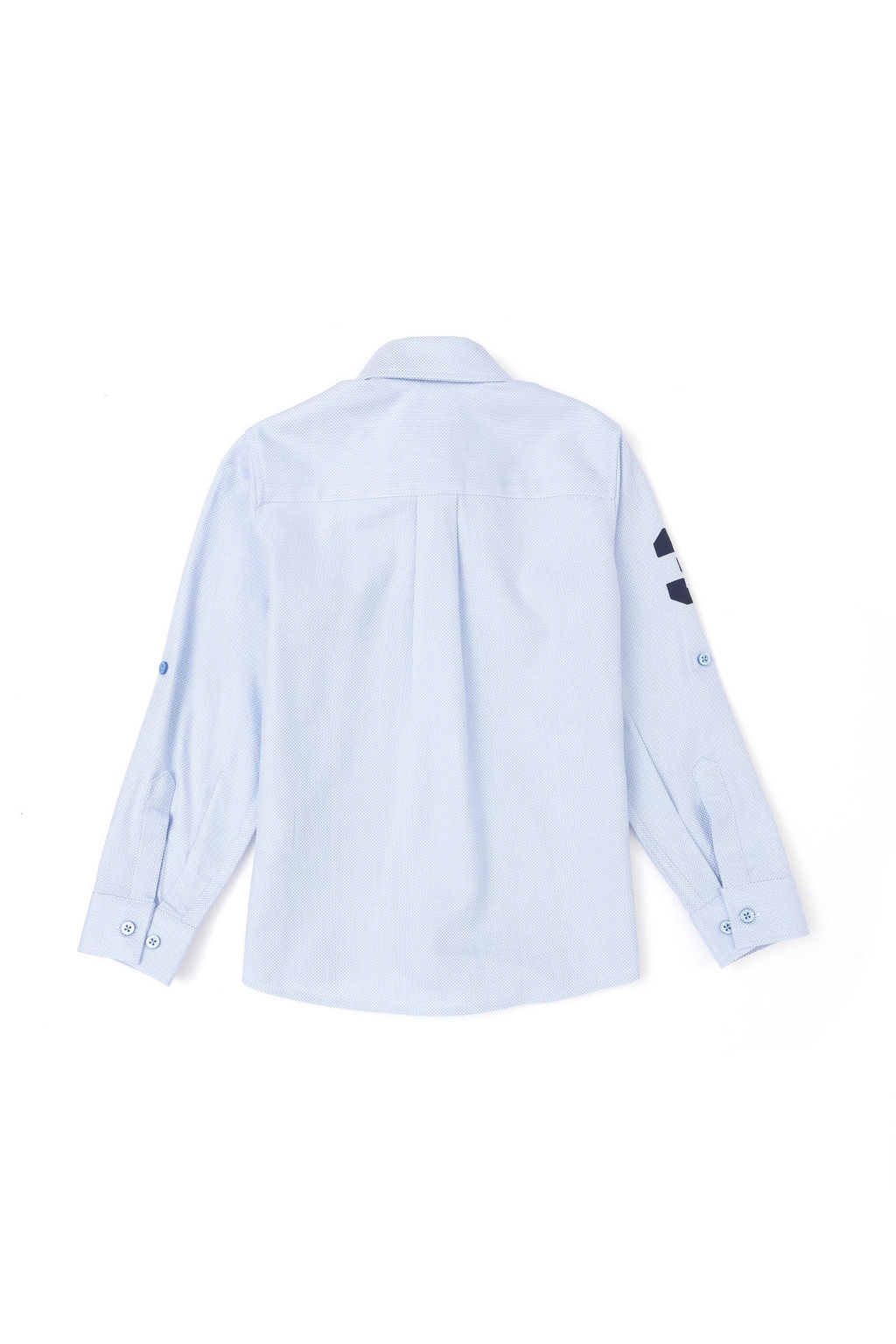 Синяя рубашка с длинным рукавом для мальчика - U.s. polo assn фото 2