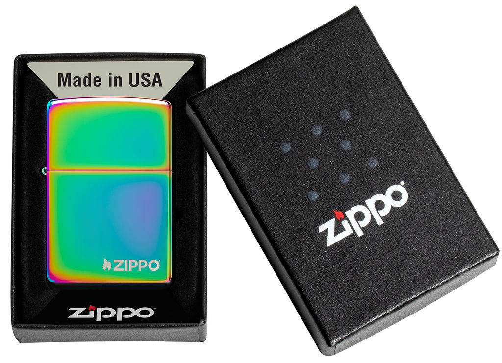 Зажигалка ZIPPO Логотип с разноцветным покрытием | Logo Multi Color 151ZL  фото 6