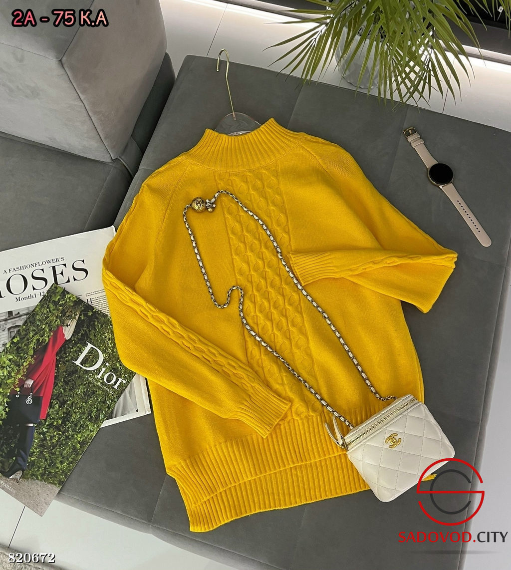 Пуловер женский с узором - Bruno фото 8