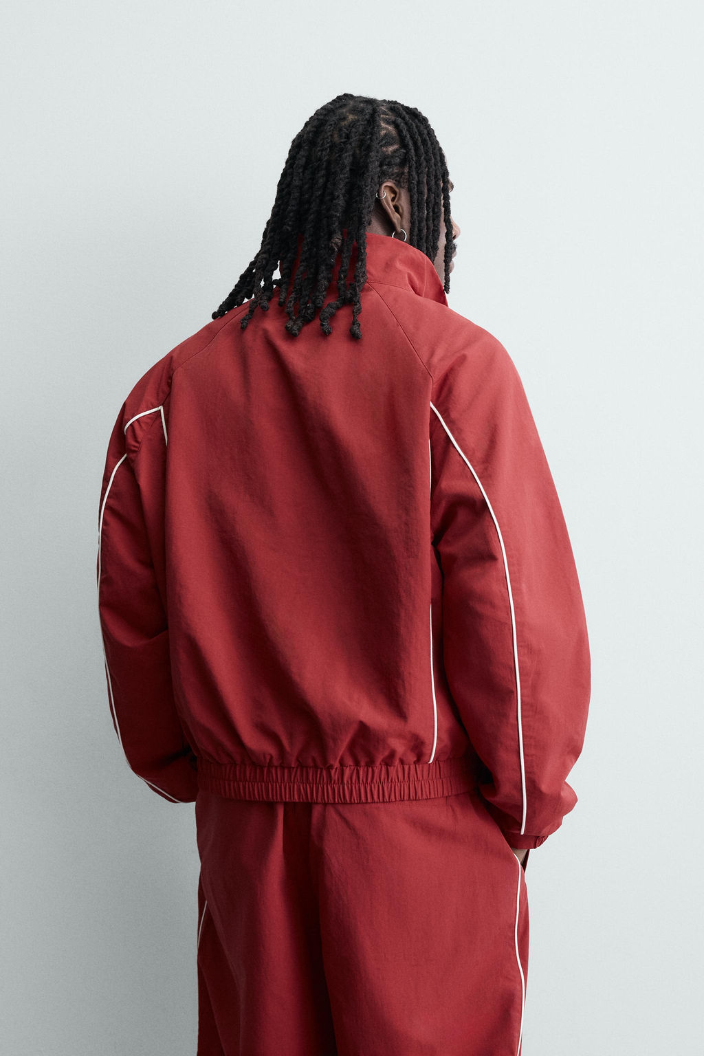 CHAQUETA T?CNICA CONTRASTES / Rojo - Zara фото 3