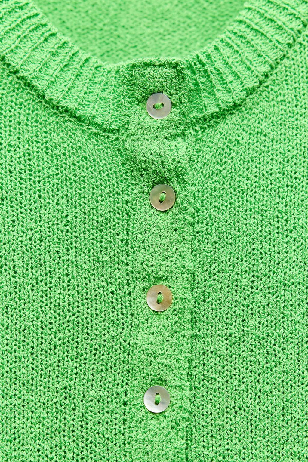PLAIN KNIT CARDIGAN - Zara фото 9