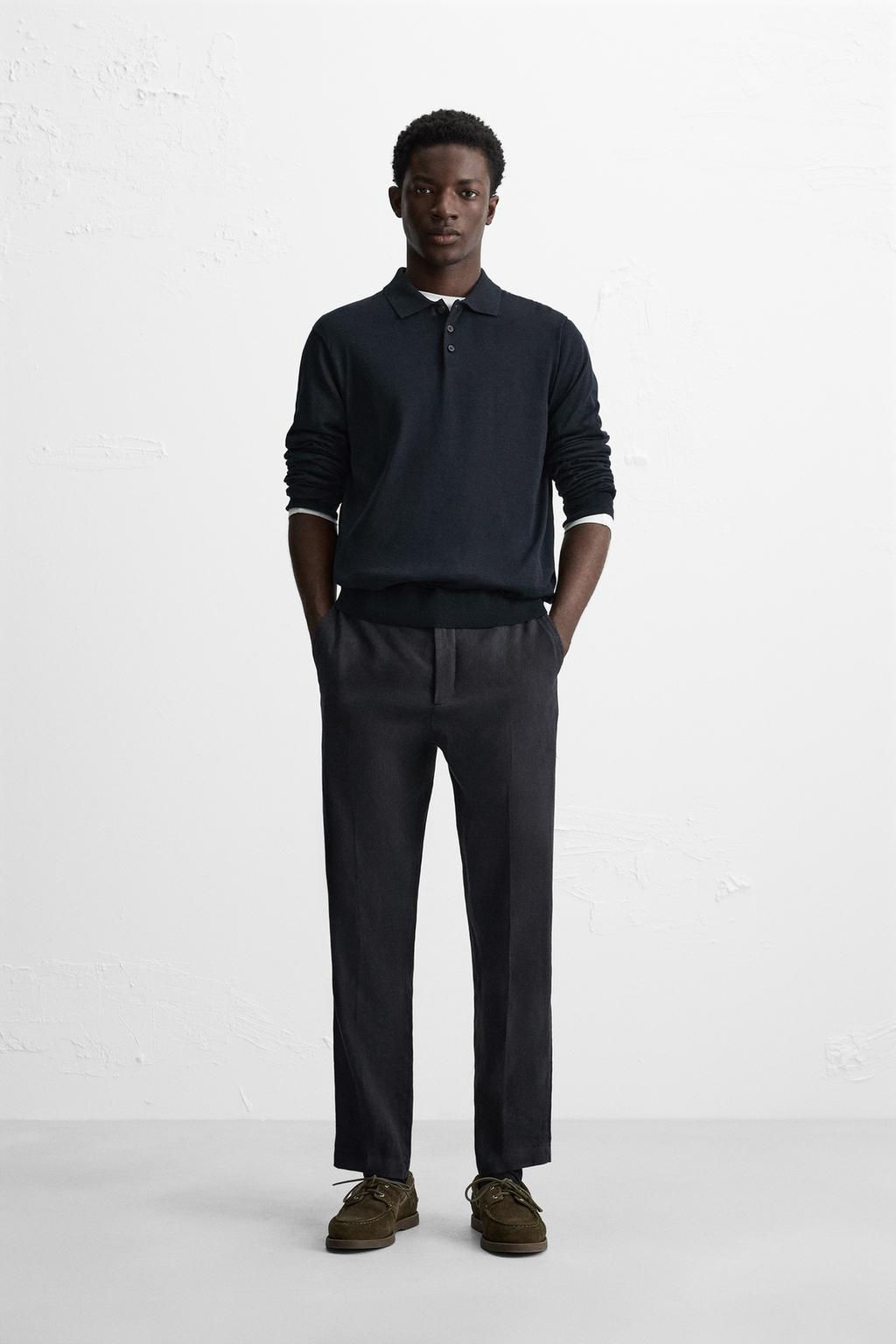 LINEN TROUSERS - Zara фото 28