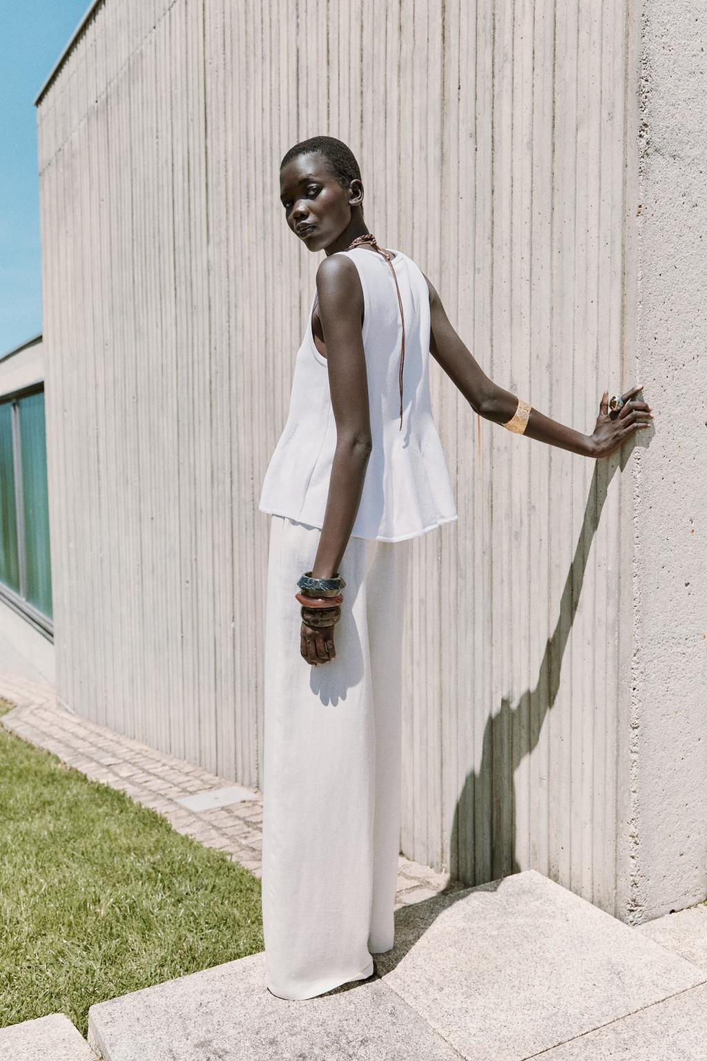 KNIT PEPLUM TOP - Zara фото 3