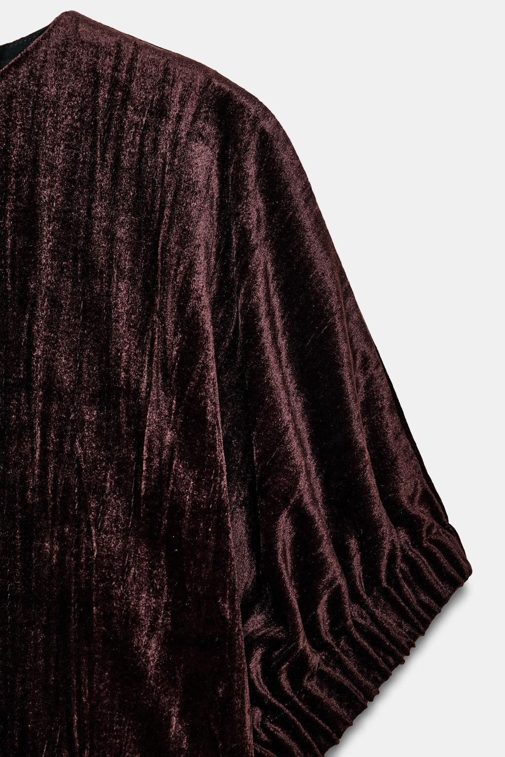 VELVET BALLOON TOP - Zara фото 9