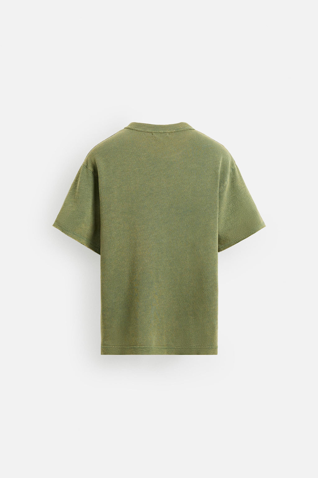 WASHED PRINT KNIT T-SHIRT - Zara фото 8