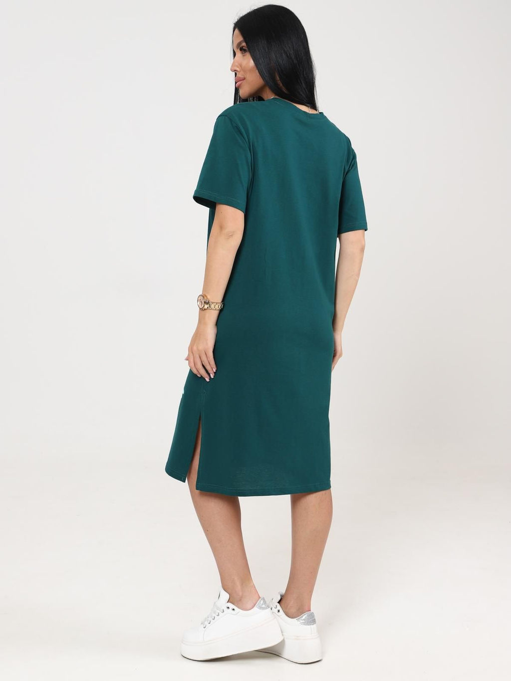 IV-CAPRIZ Антуриум - туника изумрудный