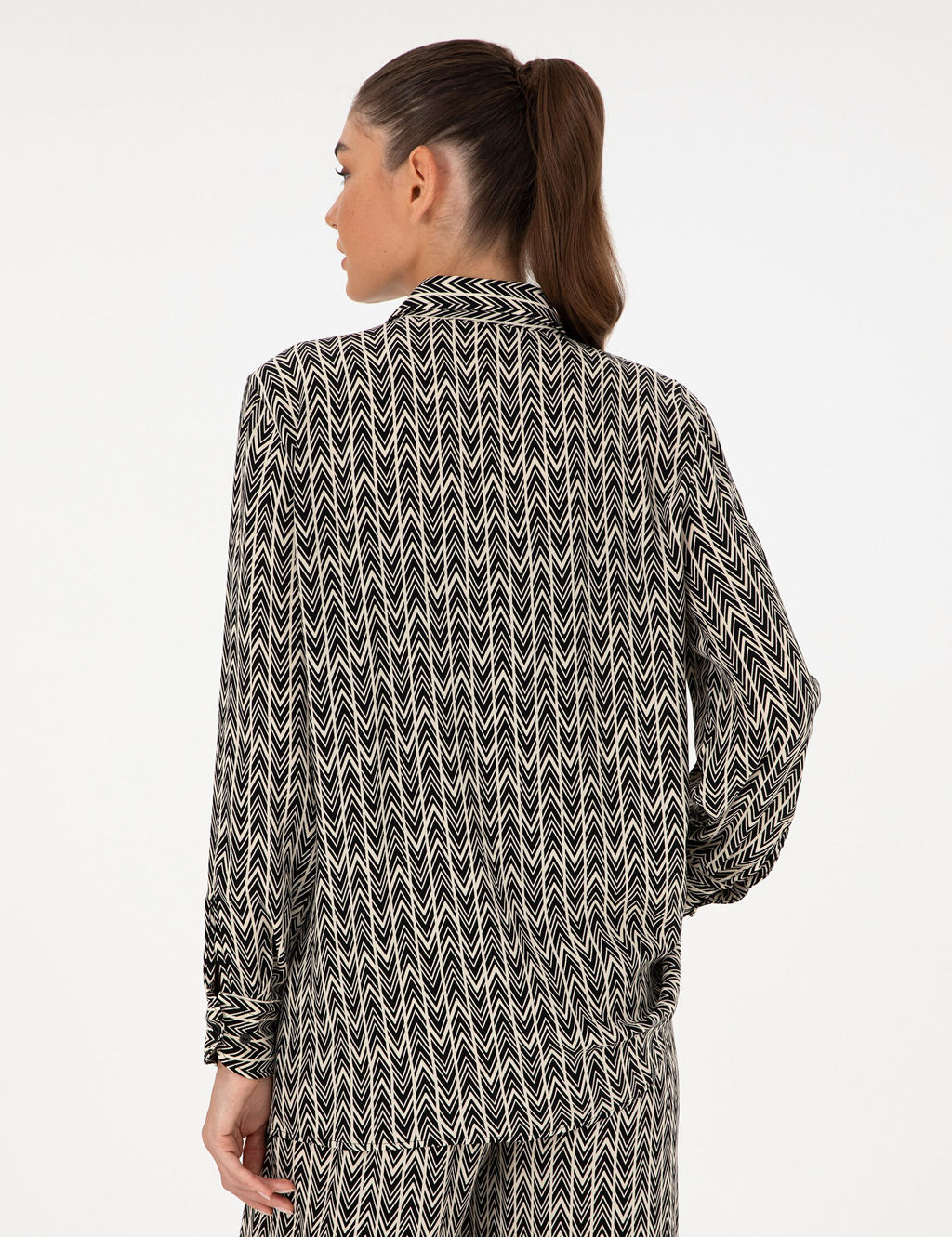 Siyah Comfort Fit Uzun Kollu G_mlek - Pierre cardin фото 5