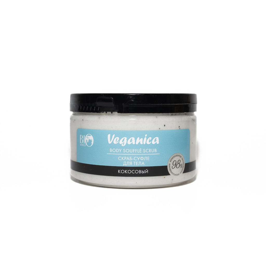 Bio World Veganica Скраб-суфле кокосовый для тела, 350 г