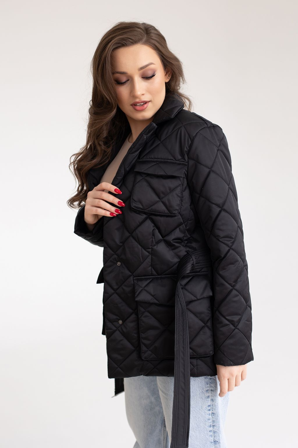 Куртка женская демисезонная 24230 (черный) - Kankan фото 10
