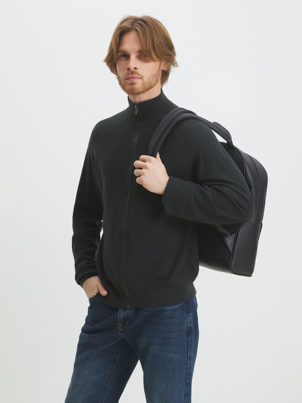 Мужской рюкзак ARMANI EXCHANGE Артикул 4081412, черный  фото 6