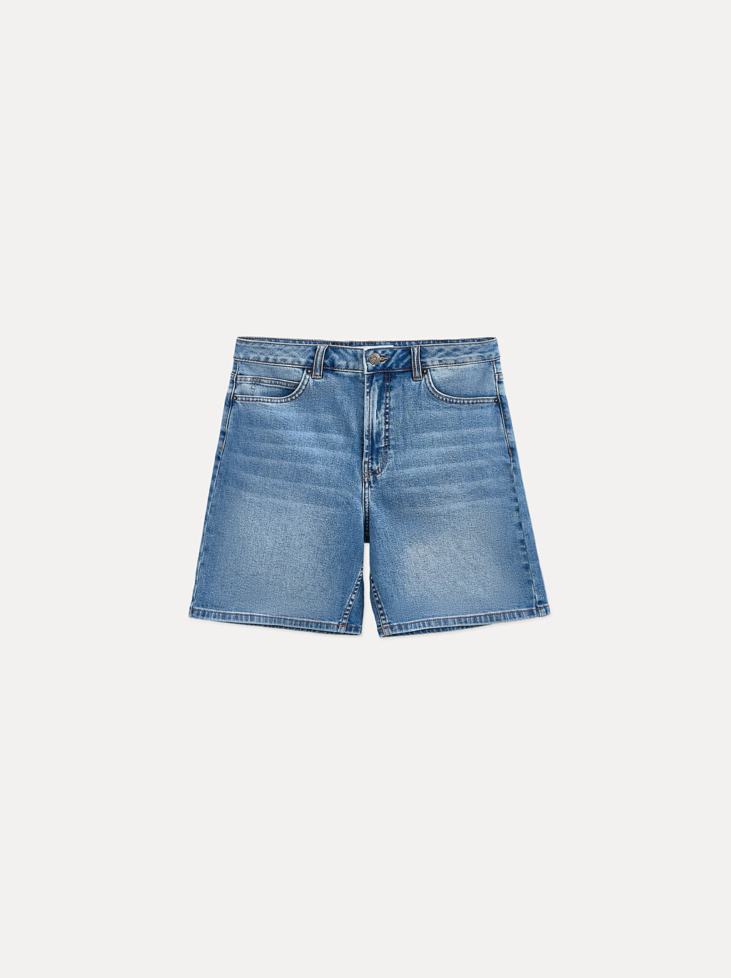 CONTE CON-753 Джинсовые шорты из мягкого денима с высоким содержанием хлопка light blue
