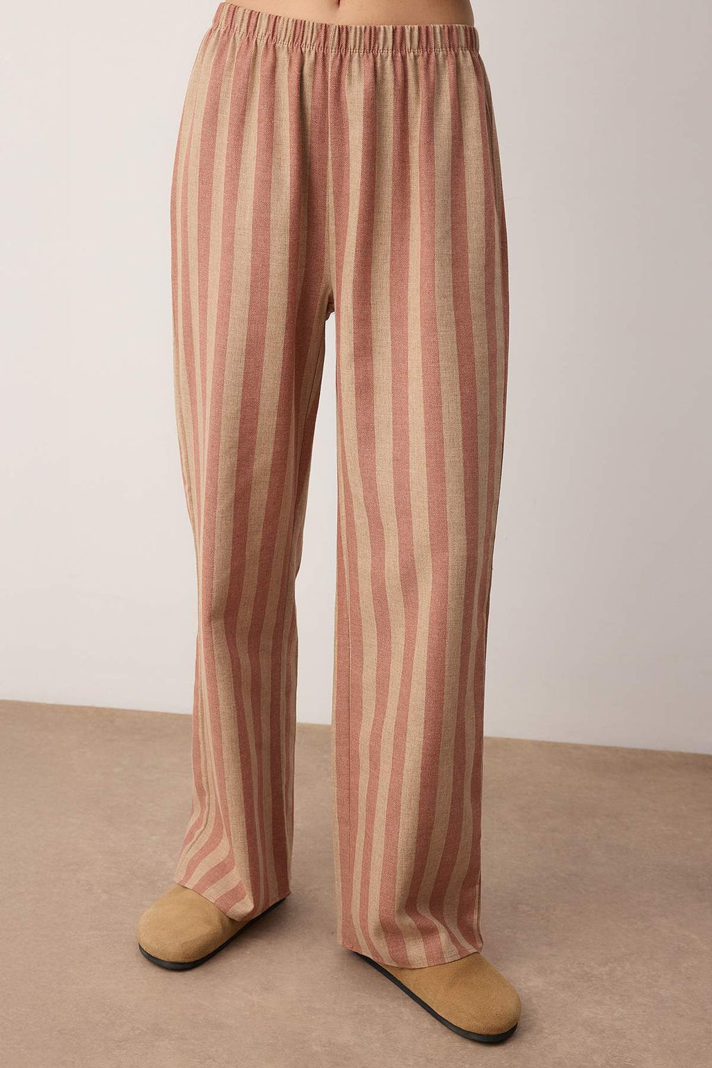 Gul Kurusu Kal?n/K?sl?k Ekoseli Flanel Dokuma Pijama Tak?m? THMAW26PT00196 - Trendyolmilla фото 29