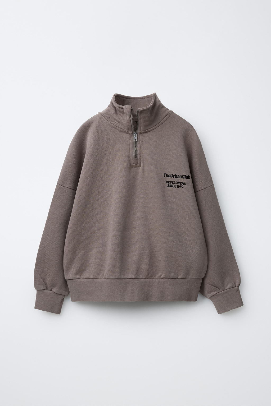 PLUSH SWEATSHIRT WITH SLOGAN - Zara фото 7