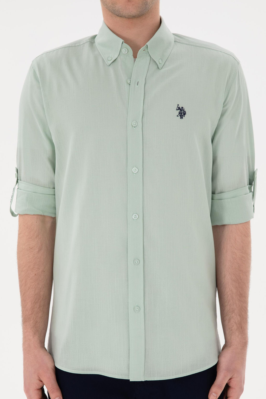 Erkek Su Ye_ili Uzun Kollu Basic G_mlek Sepette S_rpriz _ndirim - U.s. polo assn фото 6