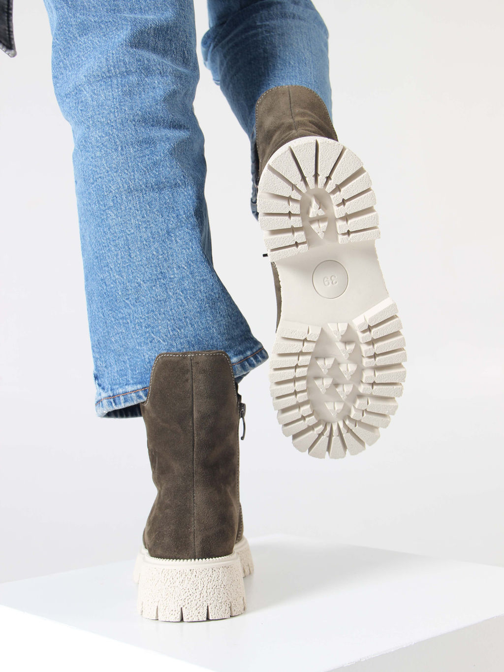 Ботинки EDART 228.V.1541 be. Хаки/шерсть - Ed'art фото 14