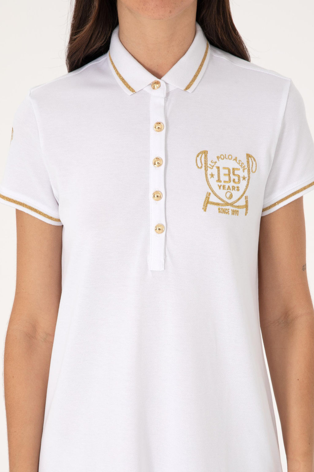 Kad_n Beyaz _rme Elbise Sepette S_rpriz _ndirim - U.s. polo assn фото 5