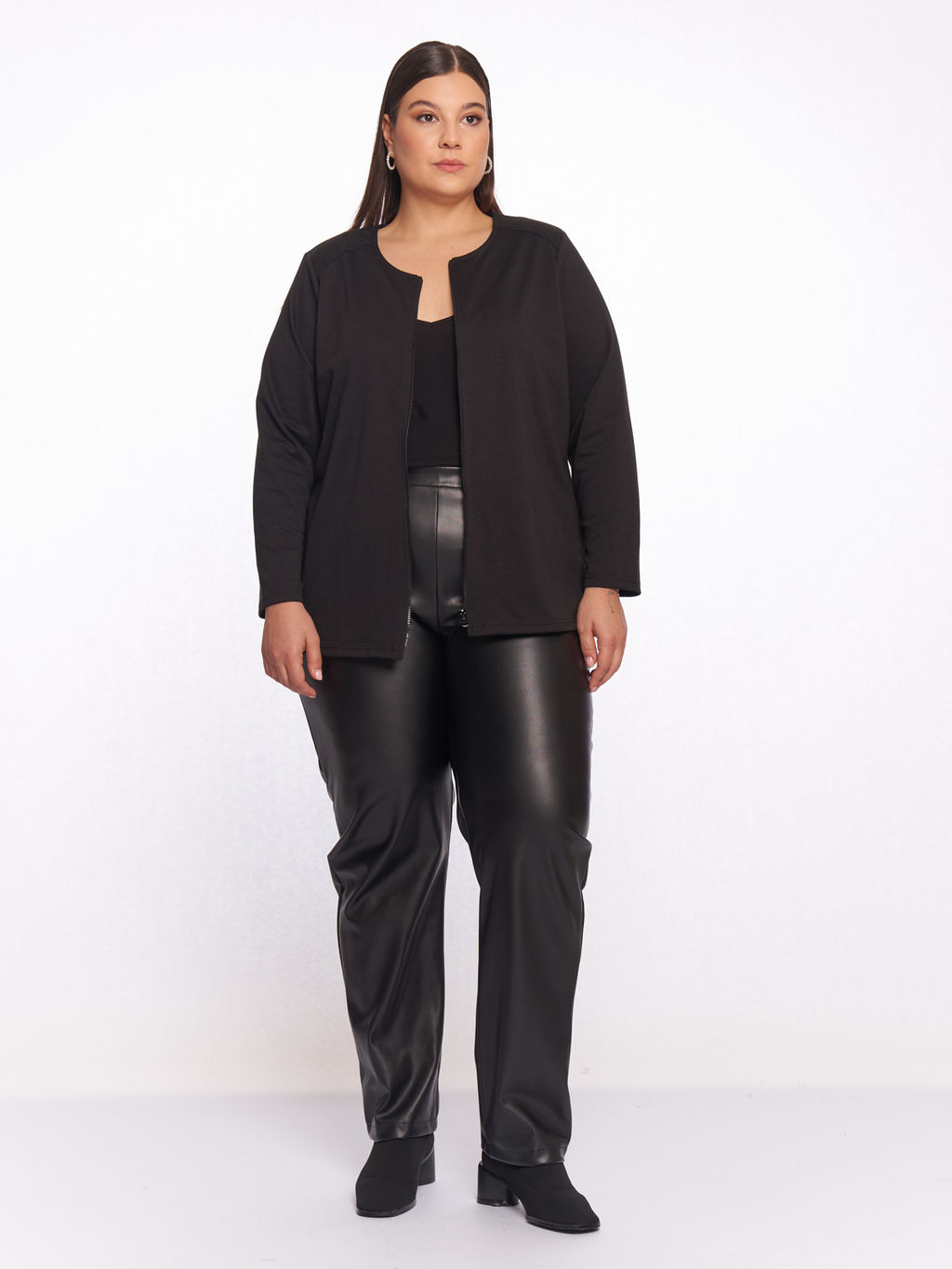 Жакет на молнии GA04106BLK01 - Артесса фото 2