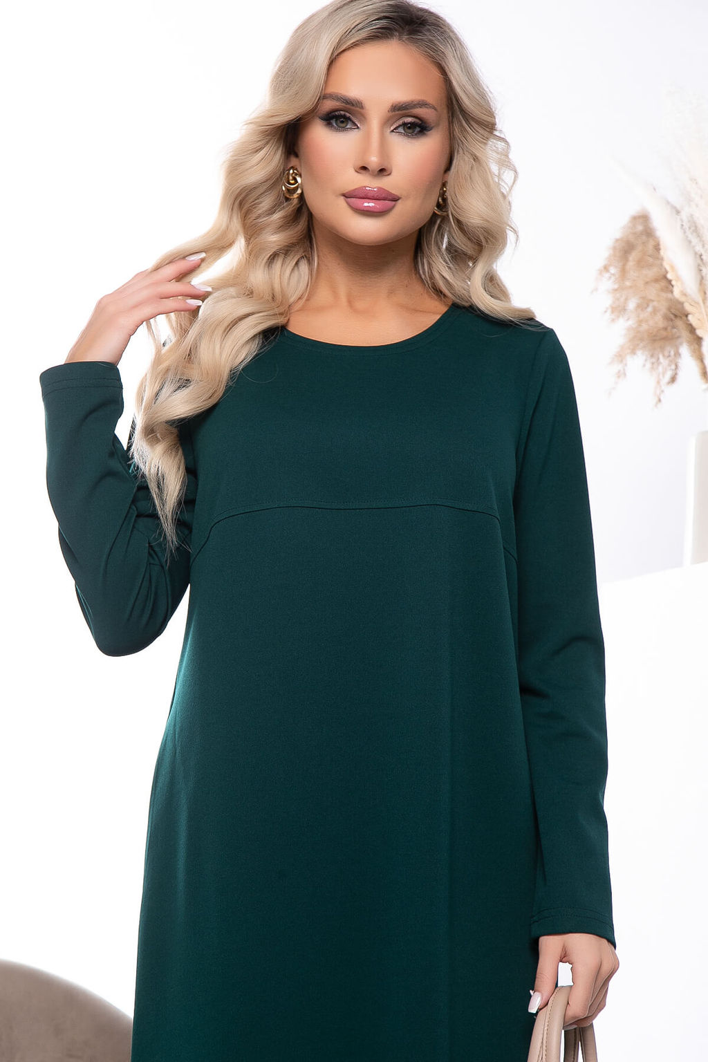 Платье Уверенный шаг (грин) П7707 - Lt collection фото 3