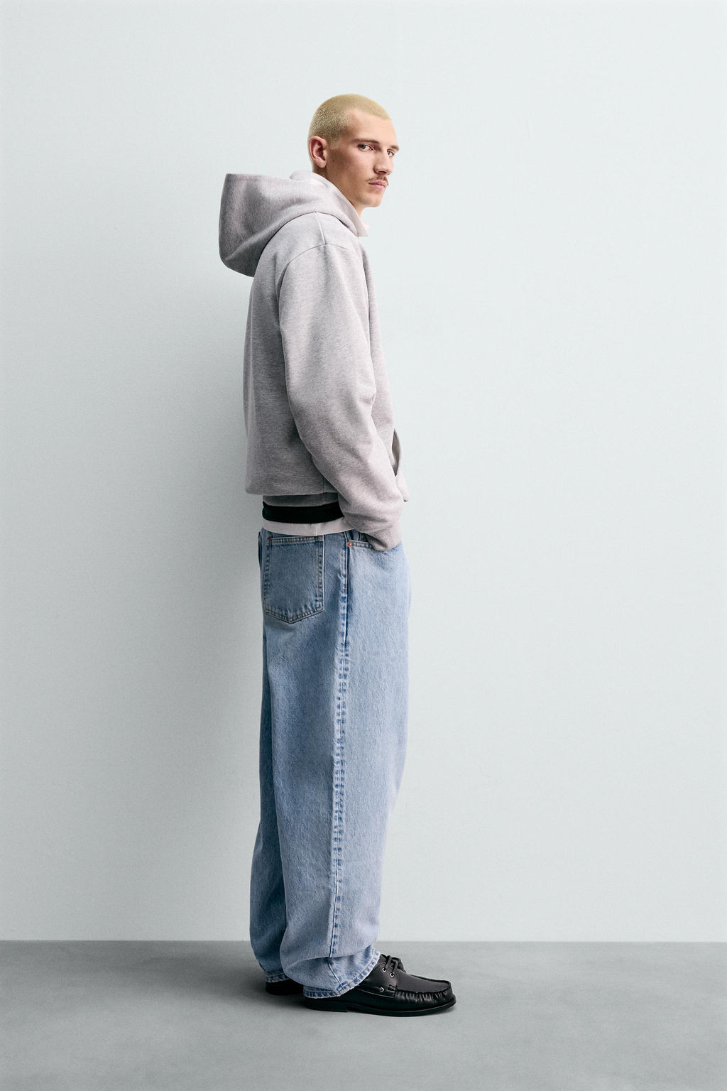 LOOSE TAPERED FIT JEANS CHAMPION® X ZARA  фото 4