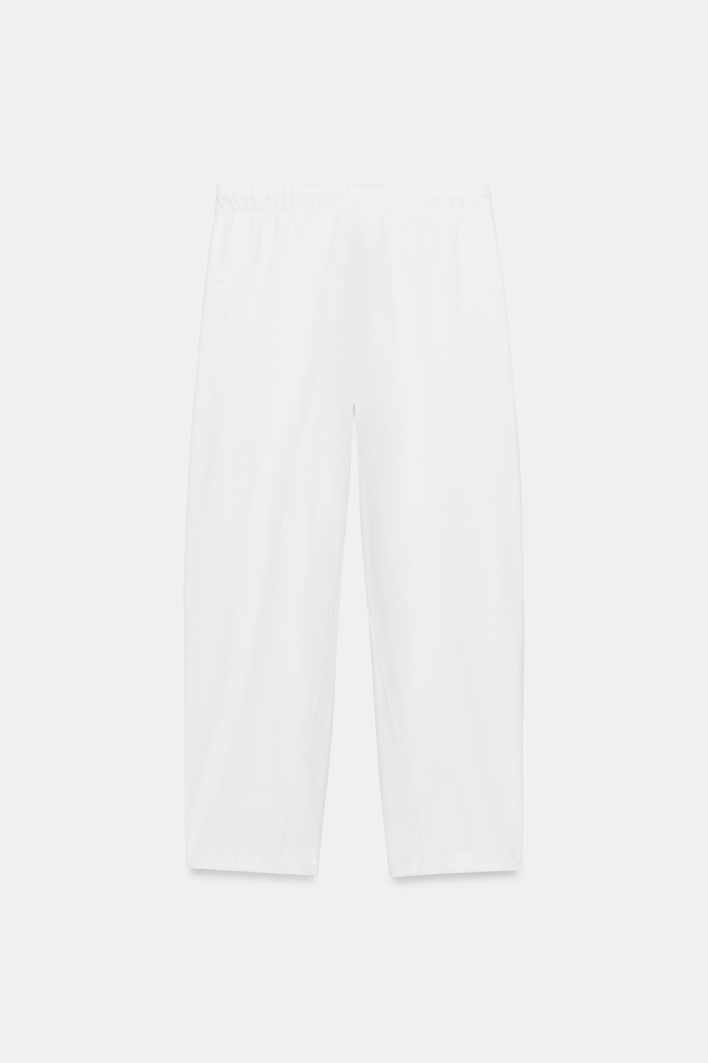 PANTAL?N CARROT INTERLOCK / Blanco - Zara фото 6