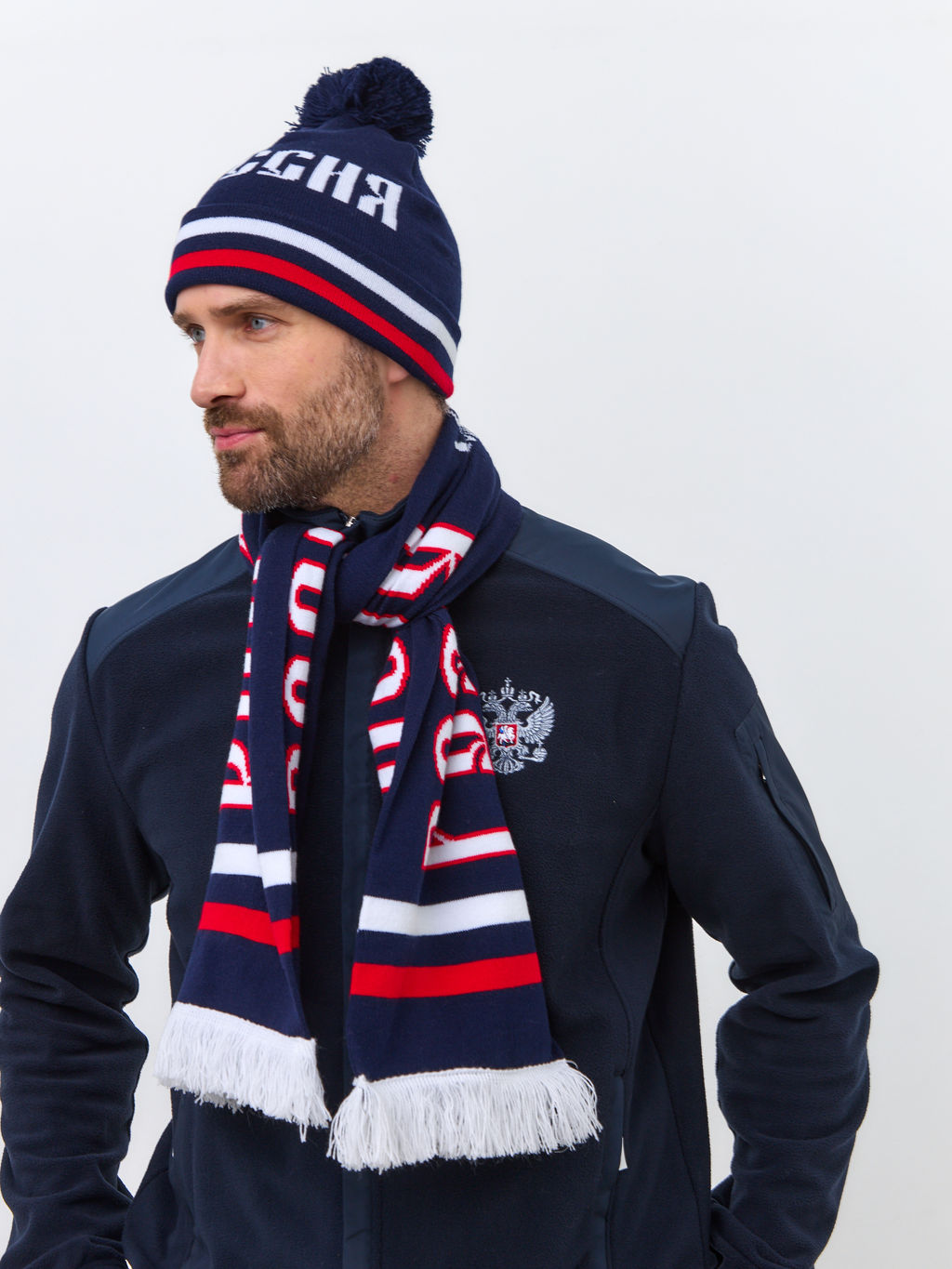 Шарф RUSSIA 60M-RT-1848 - Rusteam фото 4