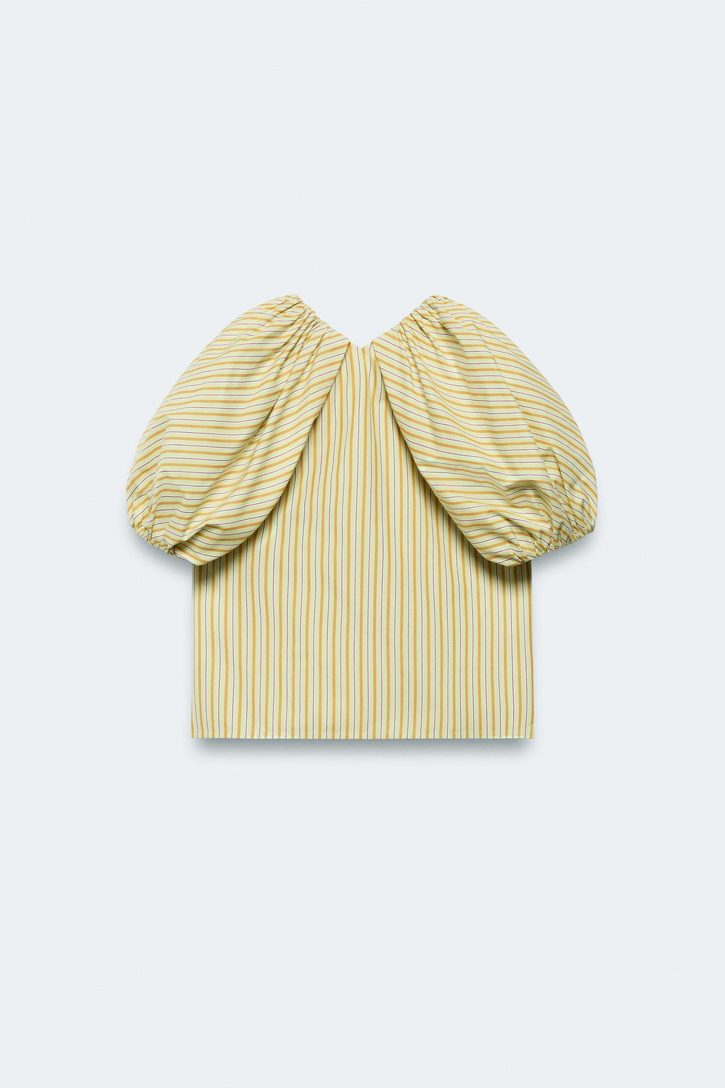 BLUSA RAYAS MANGA ABULLONADA LIMITED EDITION / Lima - Zara фото 7