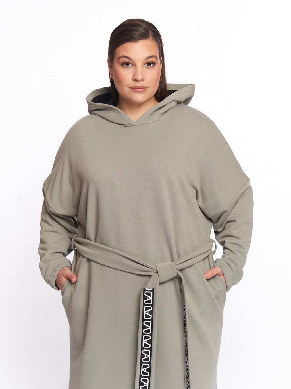 Платье с капюшоном PP83502GRN53