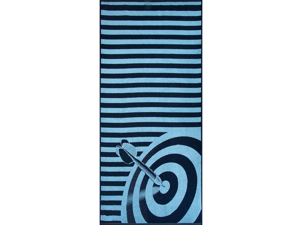 6с102.411ж1 Цель(т.синий2) Полотенце махровое 67х150см