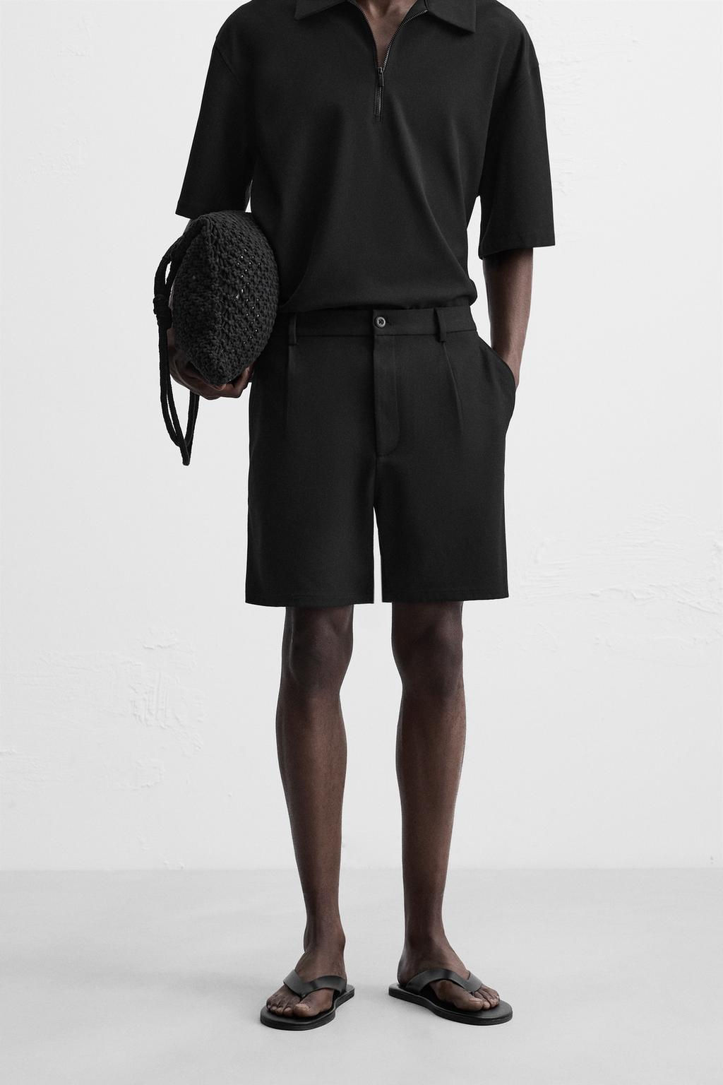 COMFORT REGULAR FIT BERMUDA SHORTS - Zara фото 10