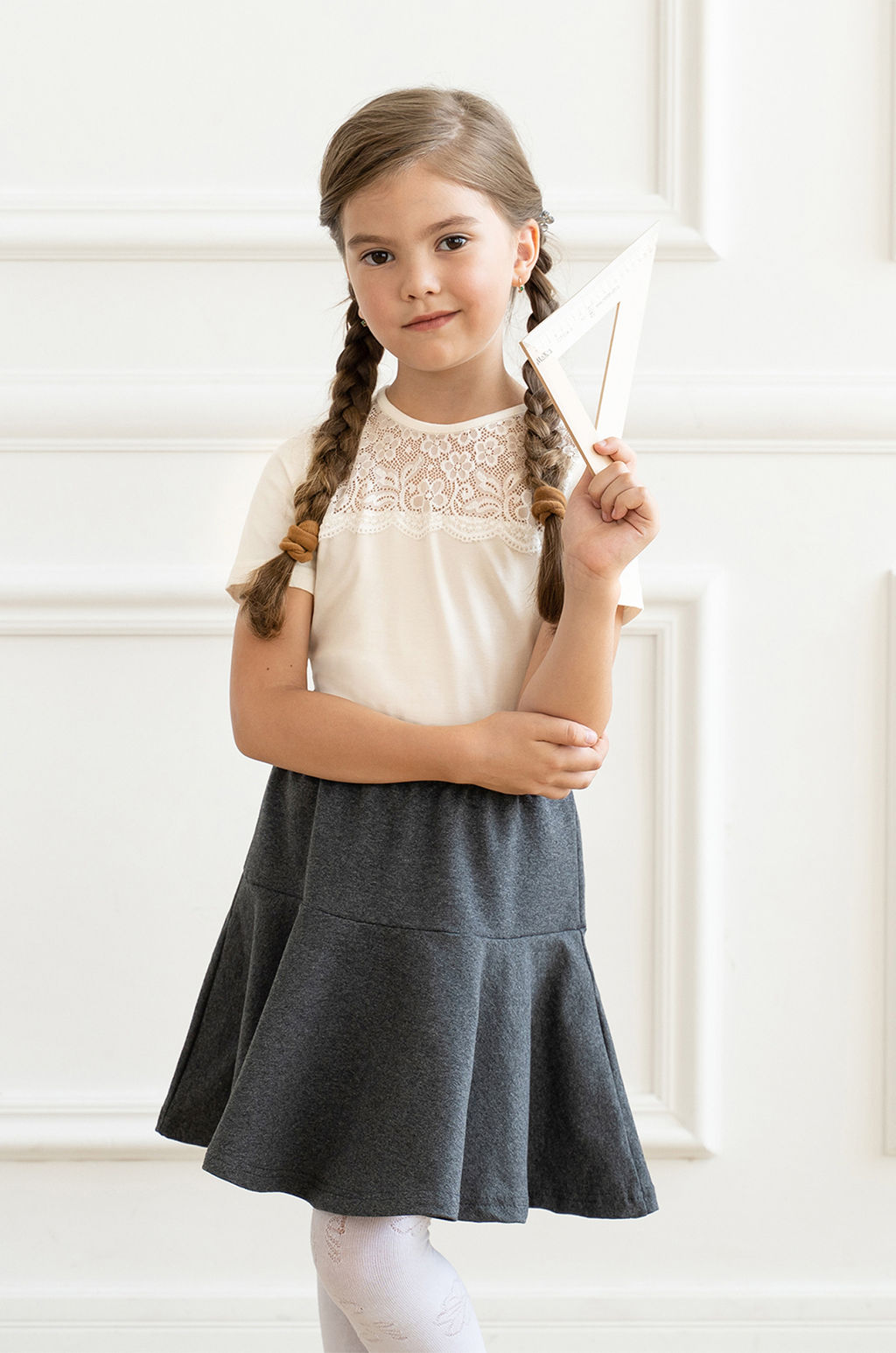 Джемпер детский молочный Д-252 (122-128, 64)