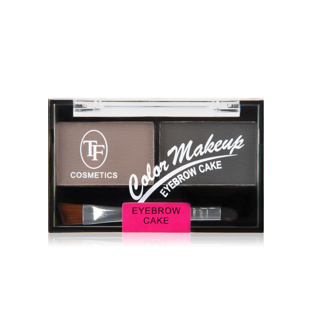 TF CTEB01 Набор теней для коррекции бровей EYEBROW CAKE, тон 03 "Brown grey/Коричнево-серая гамма