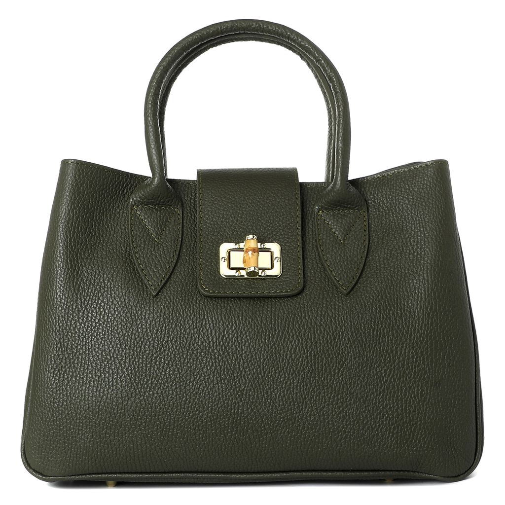 Женский тоут DIVAS BAG Артикул 2769222, бежево-зеленый  фото 2