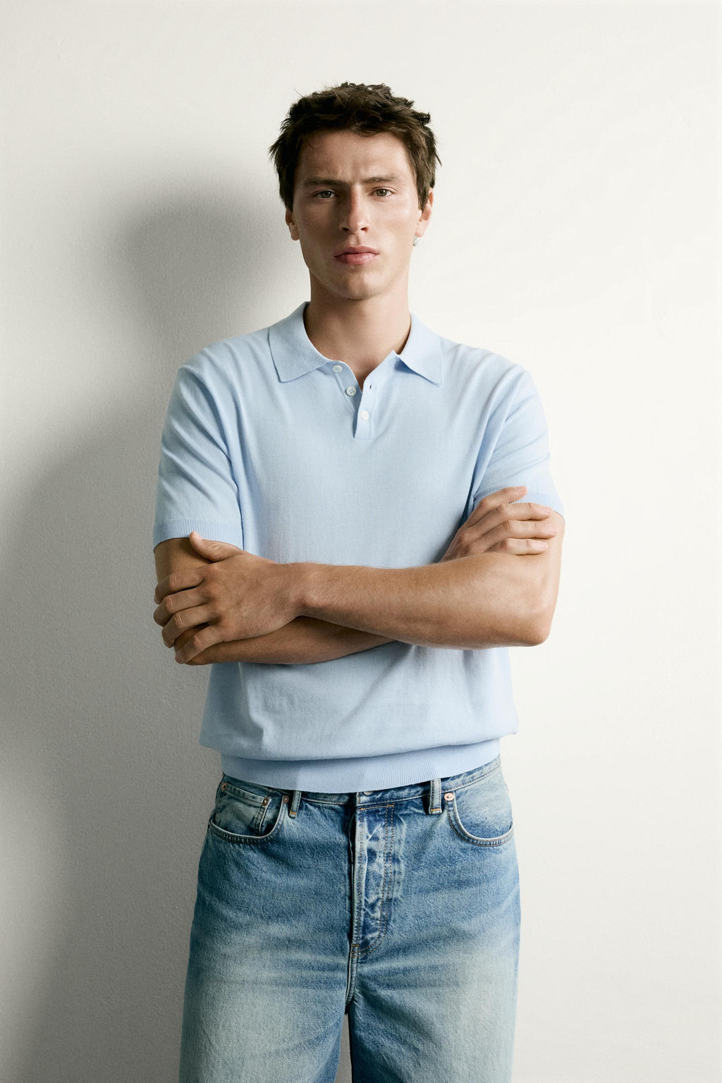 POLO PUNTO REGULAR FIT / Celeste - Zara фото 2