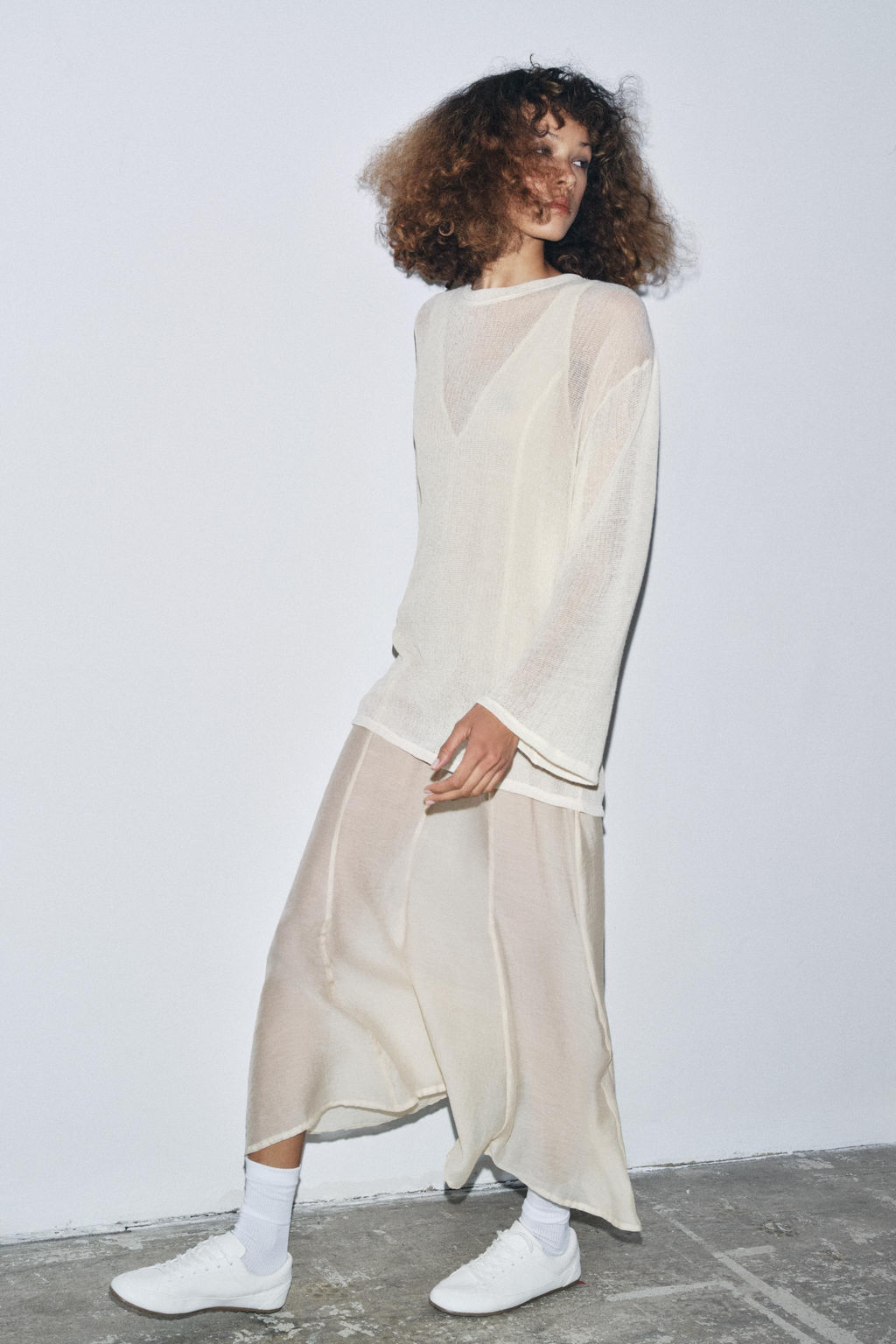LONG COMBINED DRESS - Zara фото 4