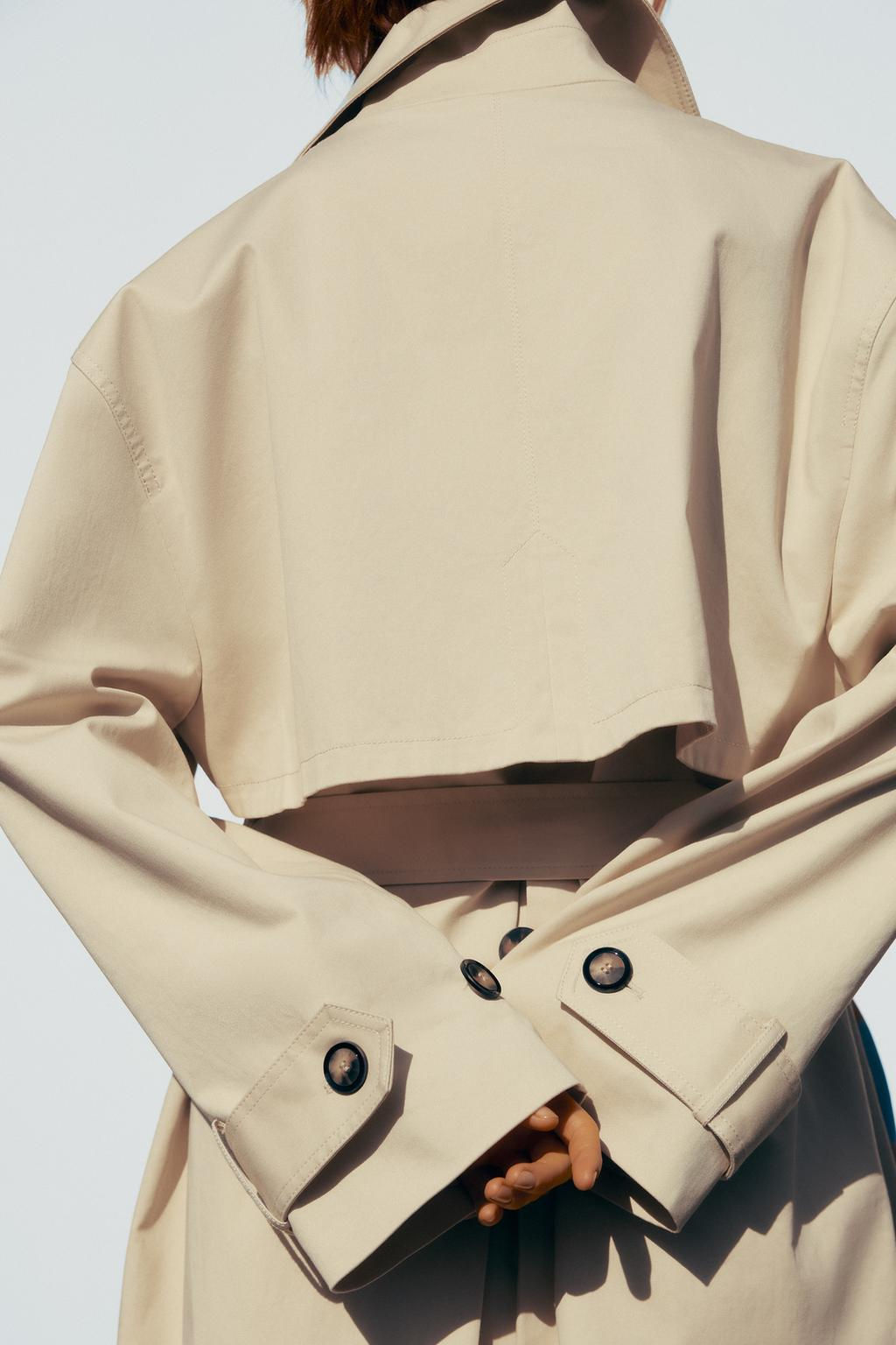 LONG OVERSIZE TRENCH COAT - Zara фото 6
