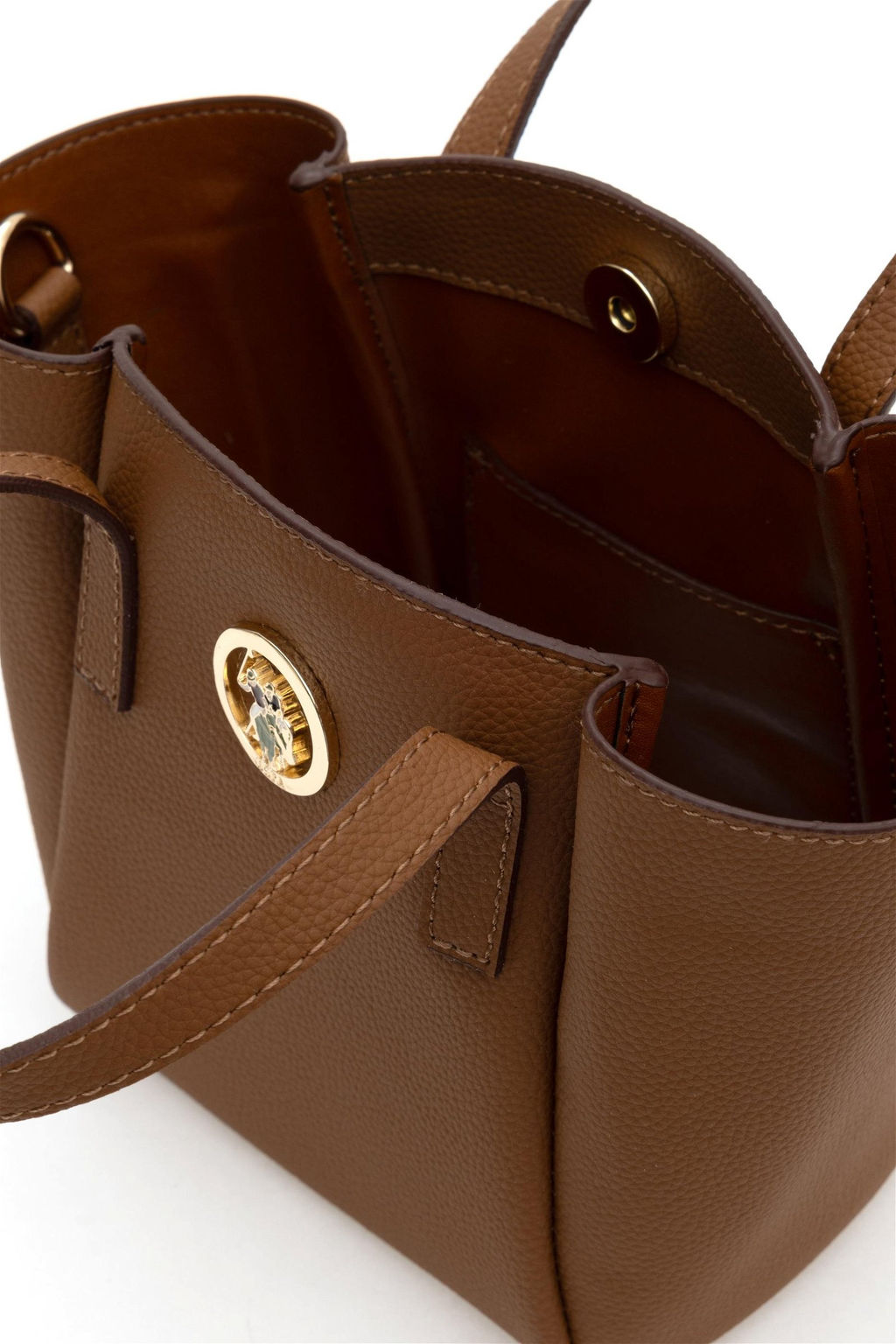 U. S. Polo Assn / Женская светло-коричневая сумка через плечо - U.s. polo assn фото 5