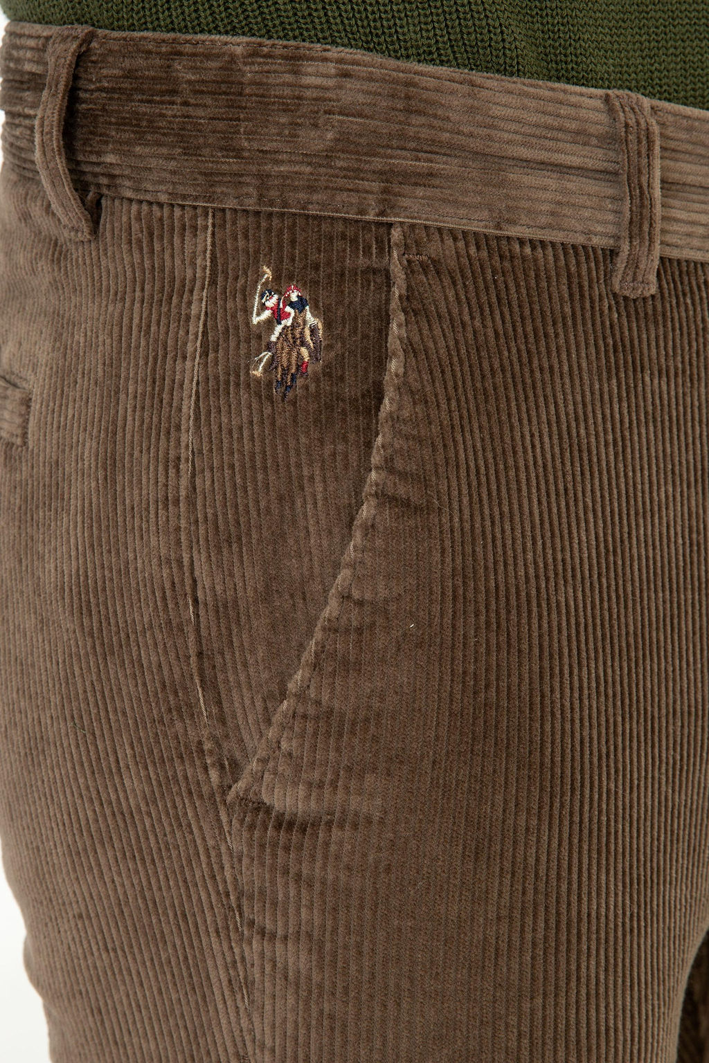 Erkek Kahverengi Kanvas Pantolon