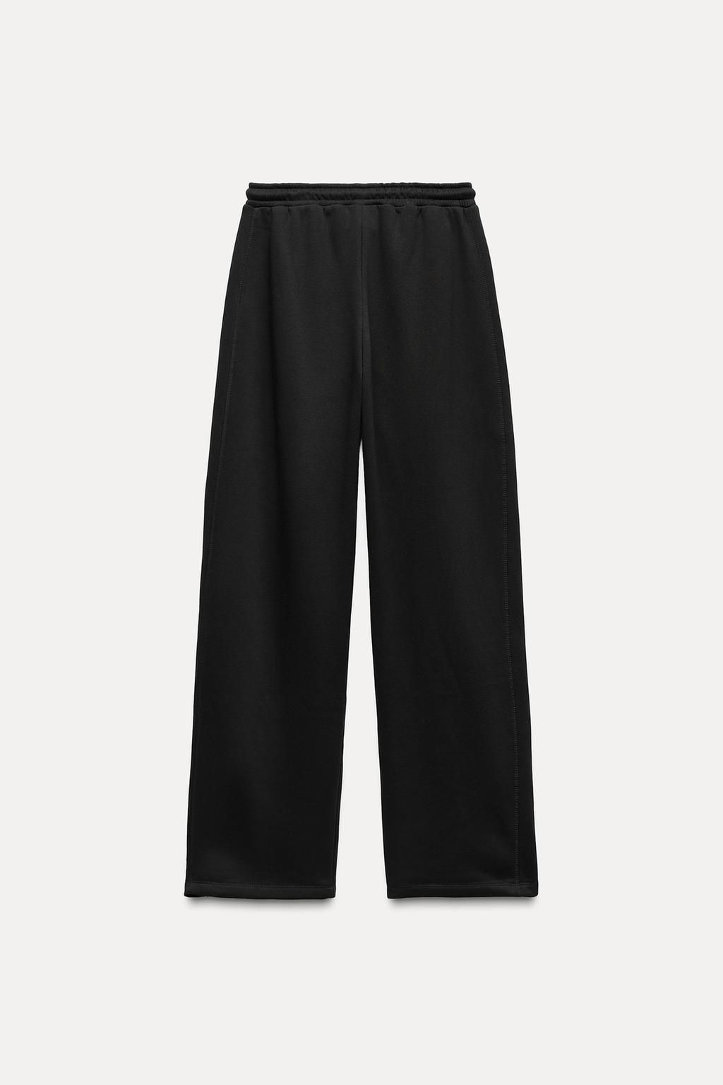STRAIGHT PLUSH TROUSERS - Zara фото 13