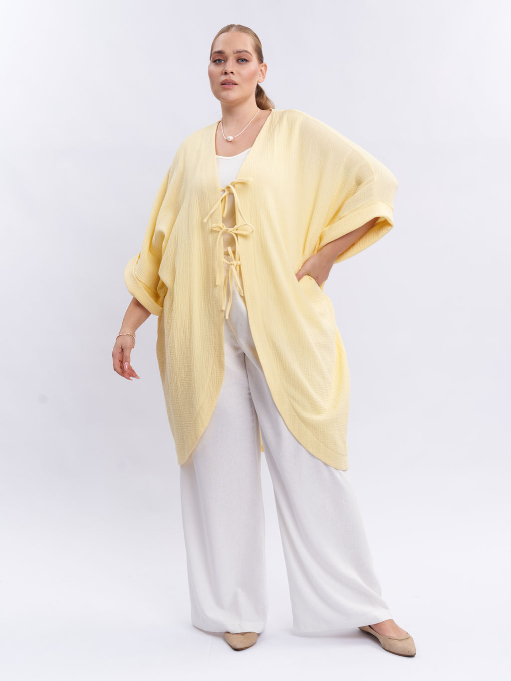 Кардиган муслиновый KA01401YLW47