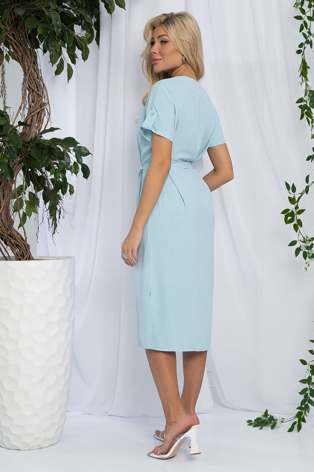 Платье Джемма (голубое) П13023-2М - Lt collection фото 2