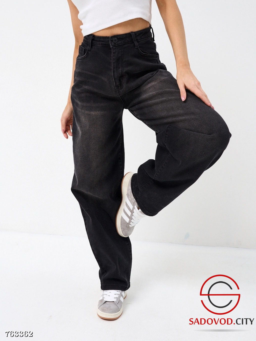 Джинсы багги стрейч женские - Bruno фото 8