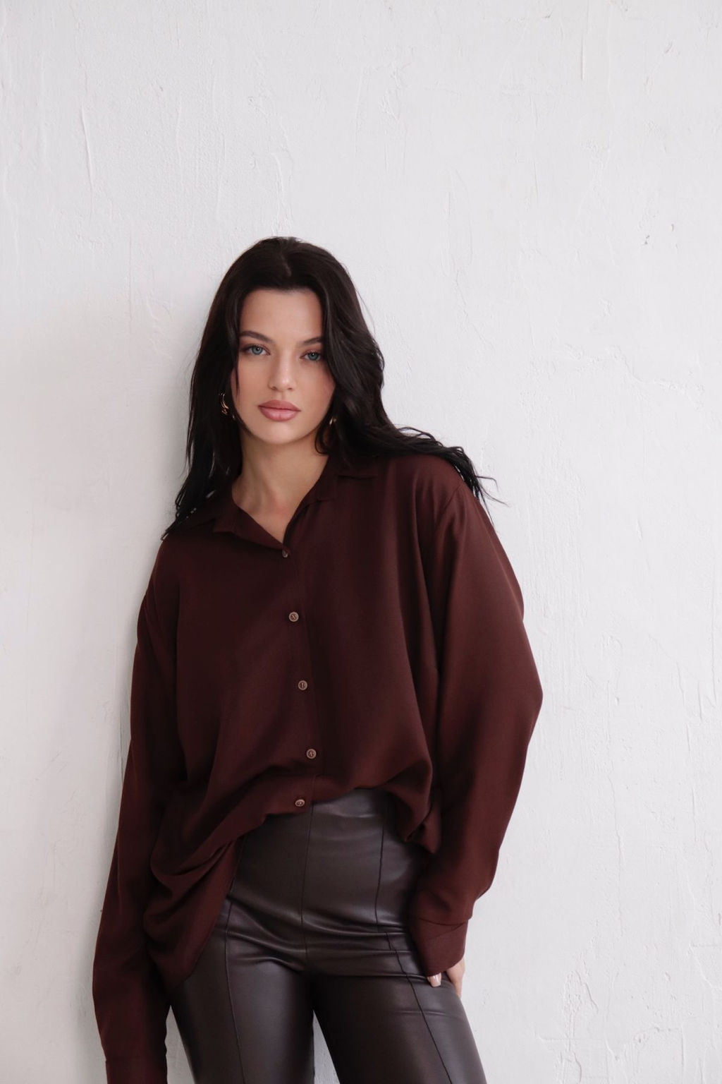 11182 Рубашка коричневая - Martichelli фото 9