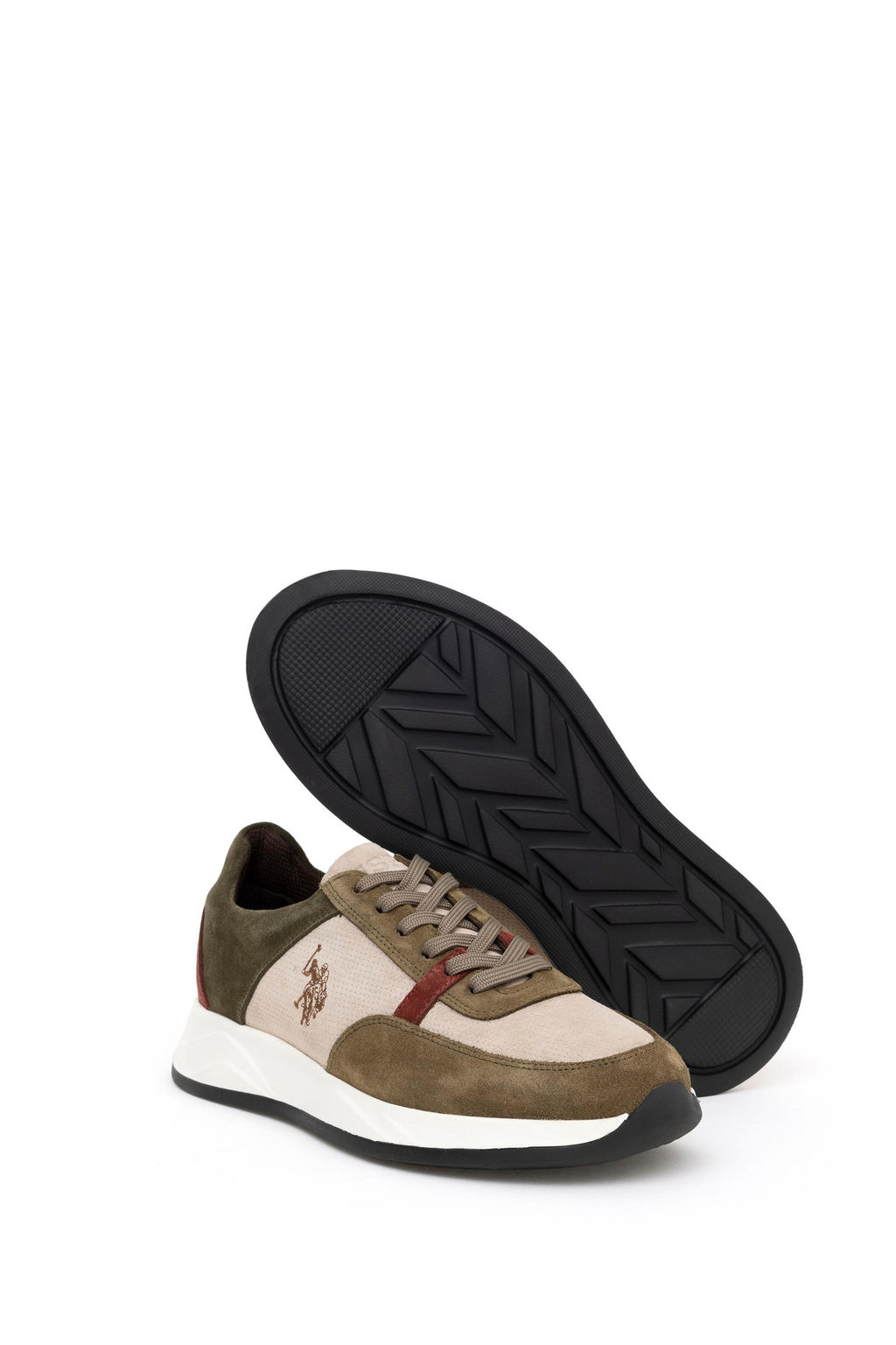 Мужская бежевая спортивная обувь - U.s. polo assn фото 14