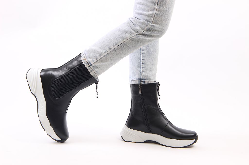 Ботинки EDART 345.L.2021w.black/мех