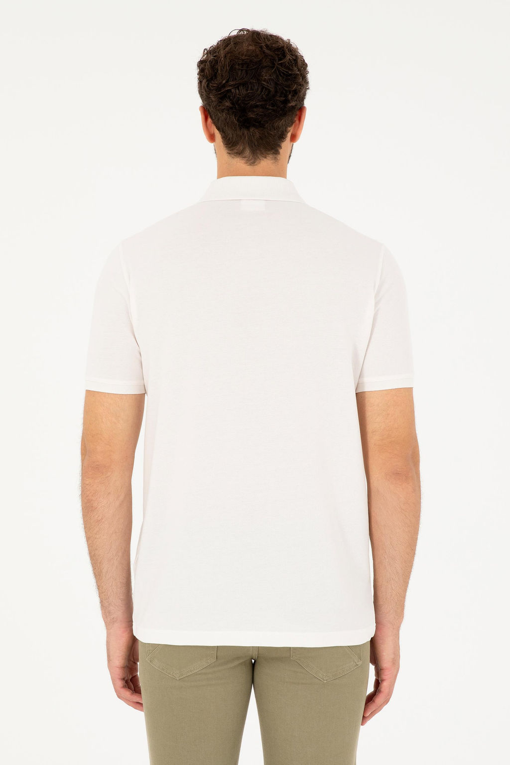 U. S. Polo Assn / Мужская футболка цвета экрю - U.s. polo assn фото 12
