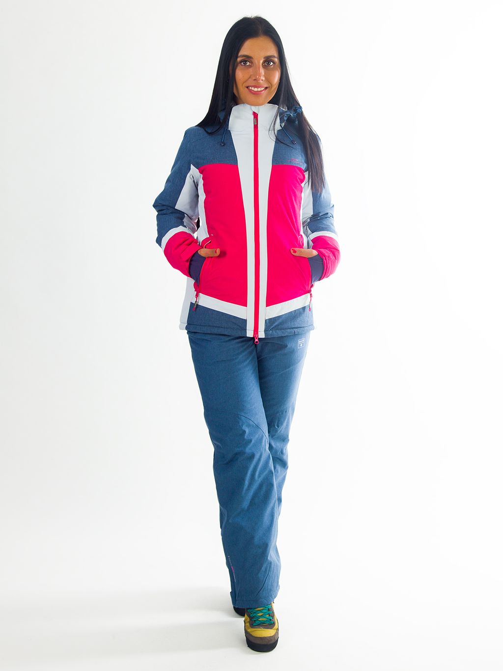 Костюм B-8687 Малиновый