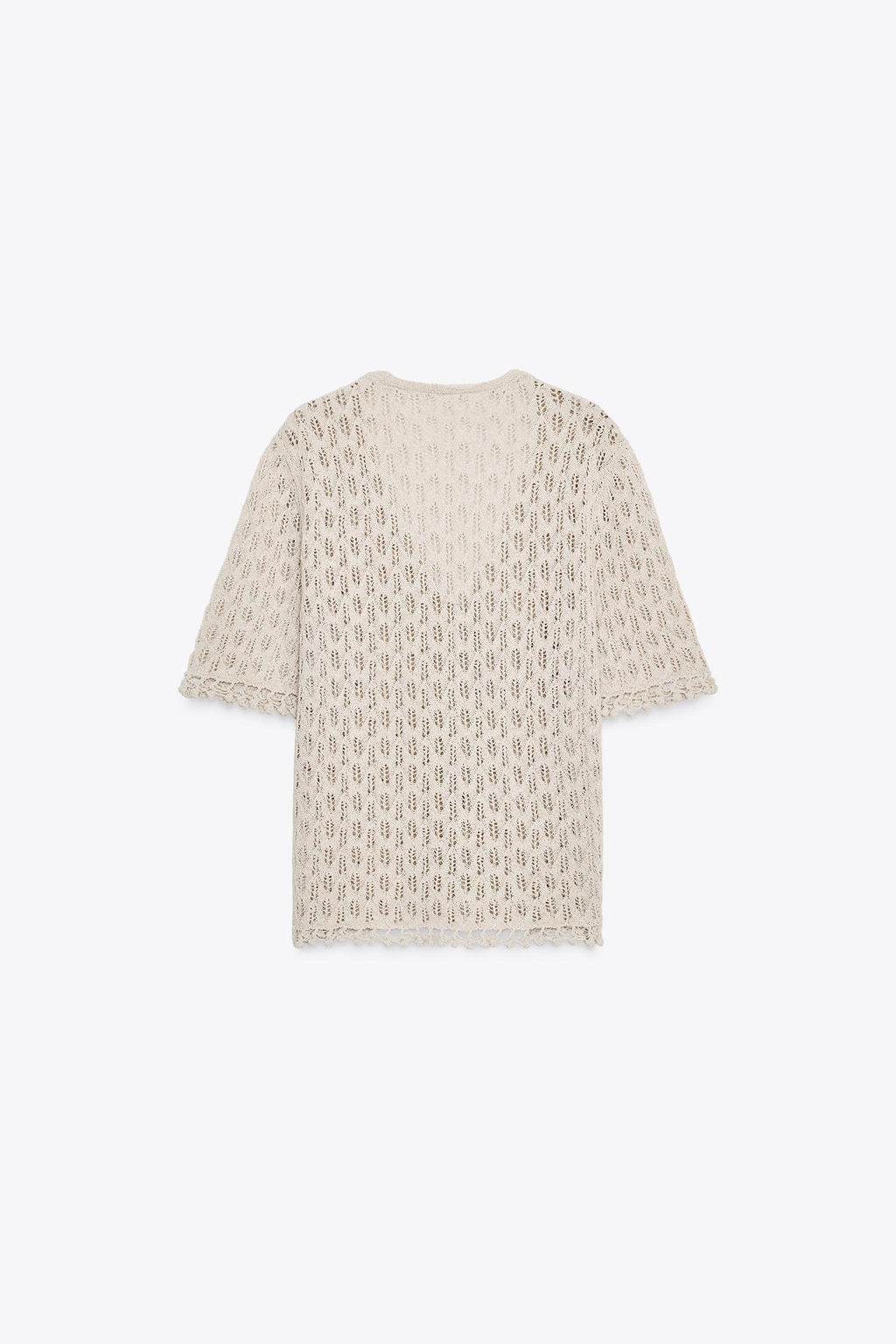 POINTELLE KNIT CARDIGAN